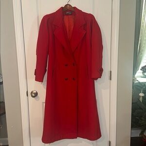 Vintage 80’s Jofeld Wool-Blend Overcoat, Size L